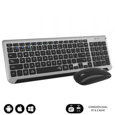 TECLADO Y RATÓN INALÁMBRICO SUBBLIM COMBO DUAL PRESTIGE EXTENDIDO