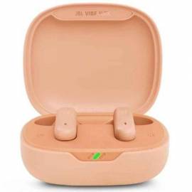 AURICULARES BLUETOOTH JBL VIBE FLEX CON ESTUCHE DE CARGA/ AUTONOMÍA 8H/ BEIGE