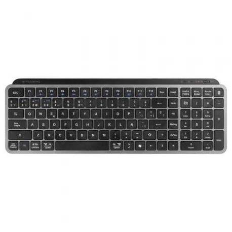 TECLADO COMPACTO INALÁMBRICO POR BLUETOOTH MARS GAMING MK-SILENKEYS/ NEGRO