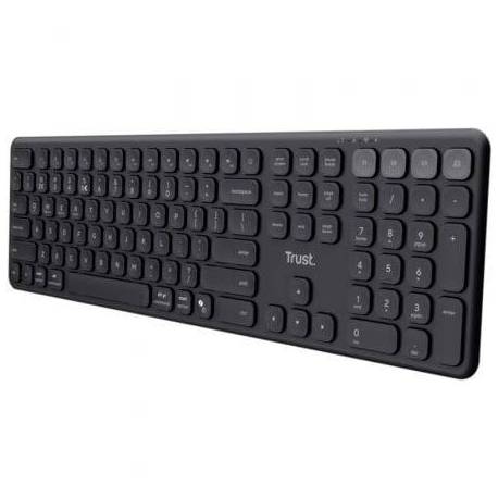 TECLADO COMPACTO INALÁMBRICO POR BLUETOOTH TRUST VAIYA