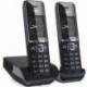TELÉFONO INALÁMBRICO GIGASET COMFORT 550/ PACK DUO/ NEGRO
