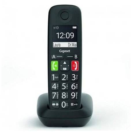TELÉFONO INALÁMBRICO GIGASET E290/ NEGRO