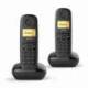 TELÉFONO INALÁMBRICO GIGASET A170/ PACK DUO/ NEGRO