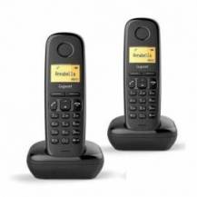 TELÉFONO INALÁMBRICO GIGASET A170/ PACK DUO/ NEGRO