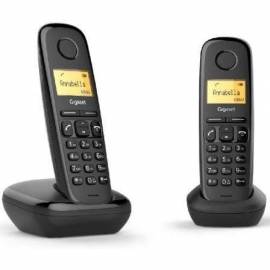TELÉFONO INALÁMBRICO GIGASET A270/ PACK DUO/ NEGRO