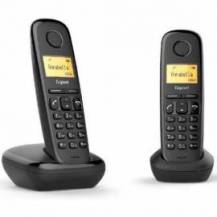 TELÉFONO INALÁMBRICO GIGASET A270/ PACK DUO/ NEGRO