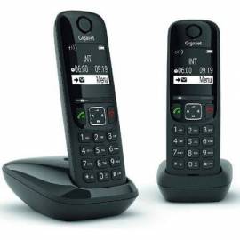 TELÉFONO INALÁMBRICO GIGASET AS690/ PACK DUO/ NEGRO
