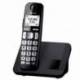 TELÉFONO INALÁMBRICO PANASONIC KX-TGE250SPB/ NEGRO