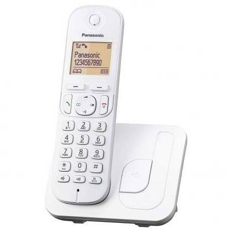 TELÉFONO INALÁMBRICO PANASONIC KX-TG210SP/ BLANCO