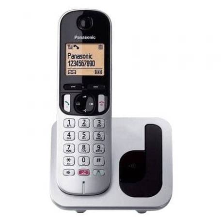 TELÉFONO INALÁMBRICO PANASONIC KX-TGC250SPS/ PLATA