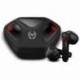 AURICULARES BLUETOOTH KROM KALL CON ESTUCHE DE CARGA/ AUTONOMÍA 4H/ NEGROS