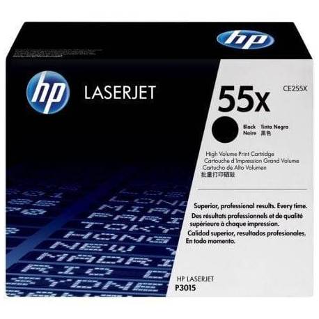 TÓNER ORIGINAL HP Nº55X XL ALTA CAPACIDAD/ NEGRO