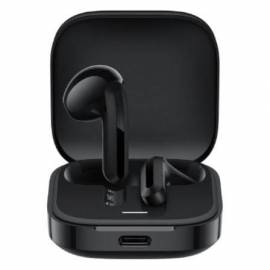 AURICULARES BLUETOOTH XIAOMI REDMI BUDS 6 ACTIVE CON ESTUCHE DE CARGA/ AUTONOMÍA 6H/ NEGROS