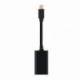 CONVERSOR NANOCABLE 10.16.0102/ MINI DISPLAYPORT MACHO - HDMI HEMBRA/ 15CM/ NEGRO