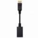 CONVERSOR NANOCABLE 10.16.0502/ DISPLAYPORT MACHO - HDMI HEMBRA/ 15CM/ NEGRO
