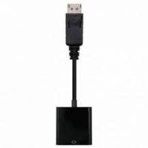 CONVERSOR NANOCABLE 10.16.0602/ DISPLAYPORT MACHO - VGA HEMBRA/ 15CM/ NEGRO