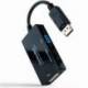 CABLE DISPLAYPORT NANOCABLE 10.16.3301-ALL/ HDMI HEMBRA - DVI-D HEMBRA - VGA HEMBRA/ 20CM/ NEGRO