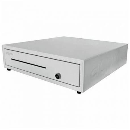 CAJÓN PORTAMONEDAS APPROX APPCASH01WH/ MANUAL Y AUTOMÁTICO/ BLANCO