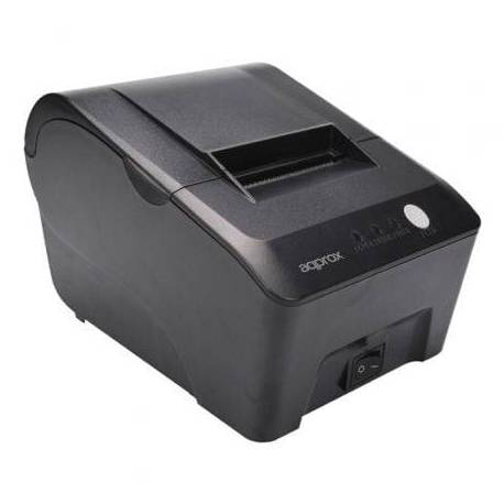 IMPRESORA DE TICKETS APPROX APPPOS58MU/ TÉRMICA/ ANCHO PAPEL 58MM/ USB/ NEGRA