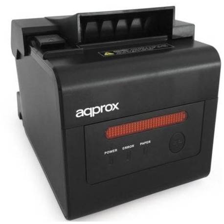 IMPRESORA DE TICKETS APPROX APPPOS80ALARM/ TÉRMICA/ ANCHO PAPEL 58 Y 80MM/ USB-RS232-LAN-RJ11/ NEGRA