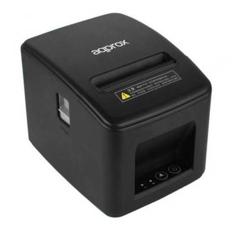 IMPRESORA DE TICKETS APPROX APPPOS80AM-USBLAN/ TÉRMICA/ ANCHO PAPEL 80MM/ USB-ETHERNET-RJ11/ NEGRA