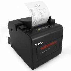 IMPRESORA DE TICKETS APPROX APPPOS80WIFI+LAN/ TÉRMICA/ ANCHO PAPEL 58 Y 80MM/ USB-WIFI-LAN-RS232-RJ11/ NEGRA
