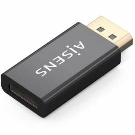 ADAPTADOR HDMI 4K AISENS A125-0908/ DISPLAYPORT MACHO - HDMI HEMBRA