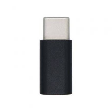 ADAPTADOR USB 2.0 TIPO-C AISENS A108-0414/ USB TIPO-C MACHO - MICRO USB HEMBRA