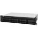 NAS SYNOLOGY RACKSTATION RS1221+ / 8 BAHÍAS 3.5'-2.5'/ 4GB DDR4/ FORMATO RACK