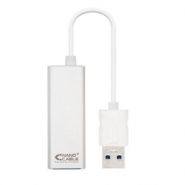 ADAPTADOR USB 3.0 - RJ45 NANOCABLE 10.03.0401/ 1000MBPS