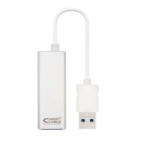 ADAPTADOR USB 3.0 - RJ45 NANOCABLE 10.03.0401/ 1000MBPS