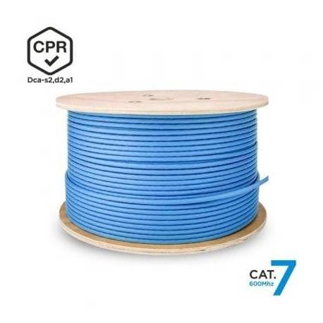 BOBINA DE CABLE RJ45 SFTP AWG23 LSZH CPR DCA AISENS A146-0666 CAT.7/ 500M/ AZUL