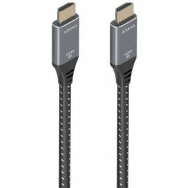 CABLE HDMI 2.1 8K AISENS A150-0877/ HDMI MACHO - HDMI MACHO/ 7M/ GRIS Y NEGRO
