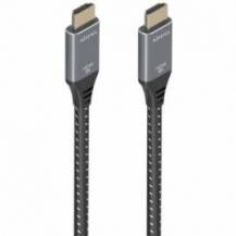 CABLE HDMI 2.1 8K AISENS A150-0877/ HDMI MACHO - HDMI MACHO/ 7M/ GRIS Y NEGRO