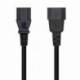 CABLE ALIMENTACIÓN AISENS A132-0532/ IEC C13 HEMBRA - IEC C14 MACHO/ 10M/ NEGRO