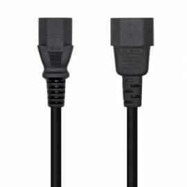 CABLE ALIMENTACIÓN AISENS A132-0532/ IEC C13 HEMBRA - IEC C14 MACHO/ 10M/ NEGRO