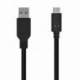 CABLE USB 3.1 TIPO-C AISENS A107-0450/ USB TIPO-C MACHO - USB MACHO/ 10GBPS/ 1.5M/ NEGRO