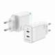 CARGADOR DE PARED GAN AISENS ASCH-45W2P005-W/ 2XUSB TIPO-C/ 45W