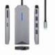 DOCKING USB TIPO-C AISENS ASUC-8P004-GR/ 1XHDMI 4K/ 3XUSB/ 1XRJ45/ 1XLECTOR TARJETAS / 1XUSB TIPO-C PD/ GRIS