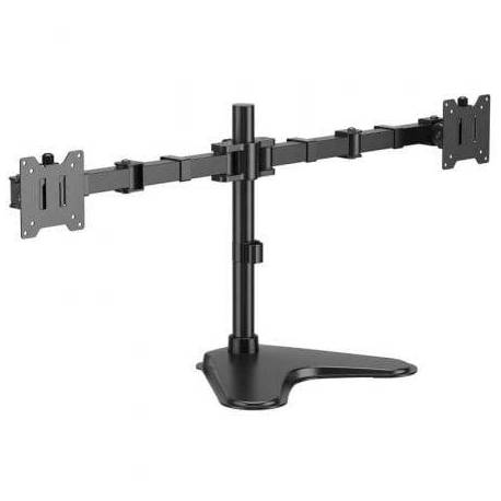 SOPORTE DE SOBREMESA PARA 2 MONITORES AISENS DT35TSR-361/ GIRATORIO/ INCLINABLE/ HASTA 20KG