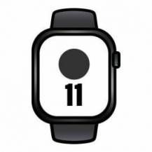 APPLE WATCH SERIES 11/ GPS/ CELLULAR/ 46MM/ CAJA DE ALUMINIO NEGRA/ CORREA DEPORTIVA NEGRA S/M
