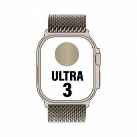 APPLE WATCH ULTRA 3/ GPS/ CELLULAR/ 49MM/ CAJA DE TITANIO NATURAL/ CORREA MILANESE M