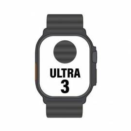 APPLE WATCH ULTRA 3/ GPS/ CELLULAR/ 49MM/ CAJA TITANIO NEGRO/ CORREA OCEAN NEGRA