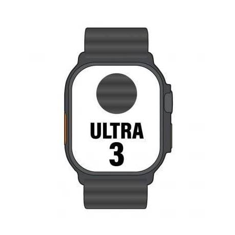 APPLE WATCH ULTRA 3/ GPS/ CELLULAR/ 49MM/ CAJA TITANIO NEGRO/ CORREA OCEAN NEGRA