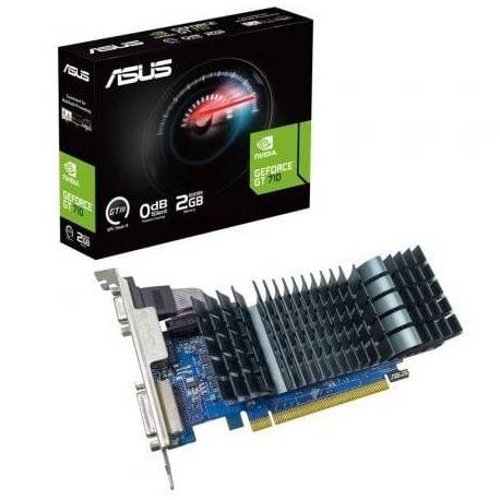 TARJETA GRÁFICA ASUS GEFORCE GT 710 SL EVO BRK/ 2GB GDDR5/ COMPATIBLE CON PERFIL BAJO