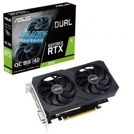 TARJETA GRÁFICA ASUS DUAL GEFORCE RTX 3050 V2 OC/ 8GB GDDR6