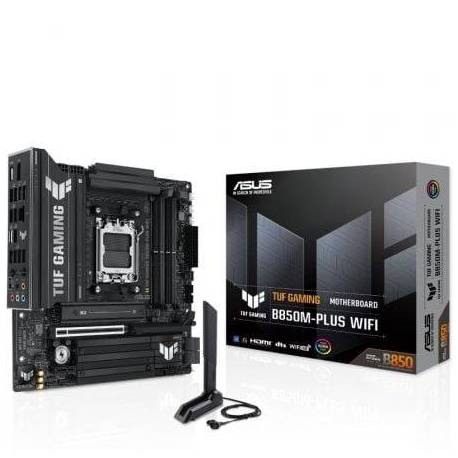 PLACA BASE ASUS TUF GAMING B850M-PLUS WIFI SOCKET AM5/ DDR5/ PCIE 5.0/ MICRO ATX