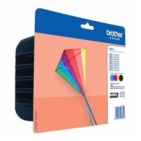 CARTUCHO DE TINTA ORIGINAL BROTHER LC-223VALBP MULTIPACK/ CIAN/ MAGENTA/ AMARILLO/ NEGRO