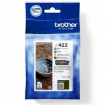 CARTUCHO DE TINTA ORIGINAL BROTHER LC422VAL MULTIPACK/ CIAN/ MAGENTA/ AMARILLO/ NEGRO