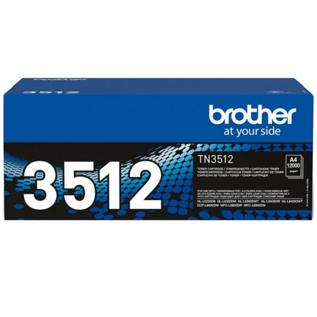 TÓNER ORIGINAL BROTHER TN-3512/ NEGRO